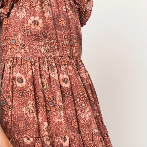 Ulla Johnson Floral Ruffle Dress- worn once - Picture 3 of 7